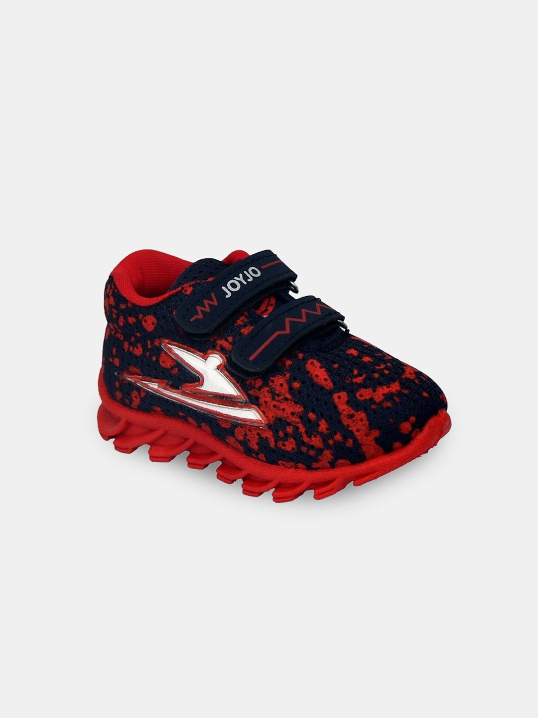 

Hopscotch Boys Red Printed Sneakers