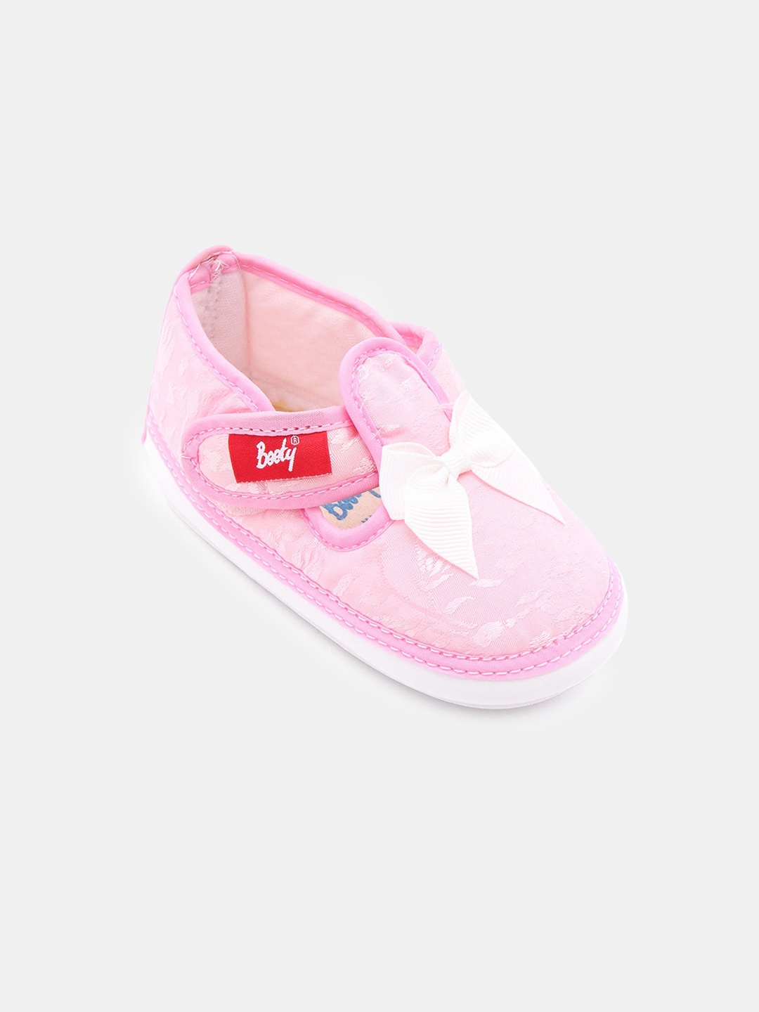 

Hopscotch Girls Pink Applique Slip-On Sneakers