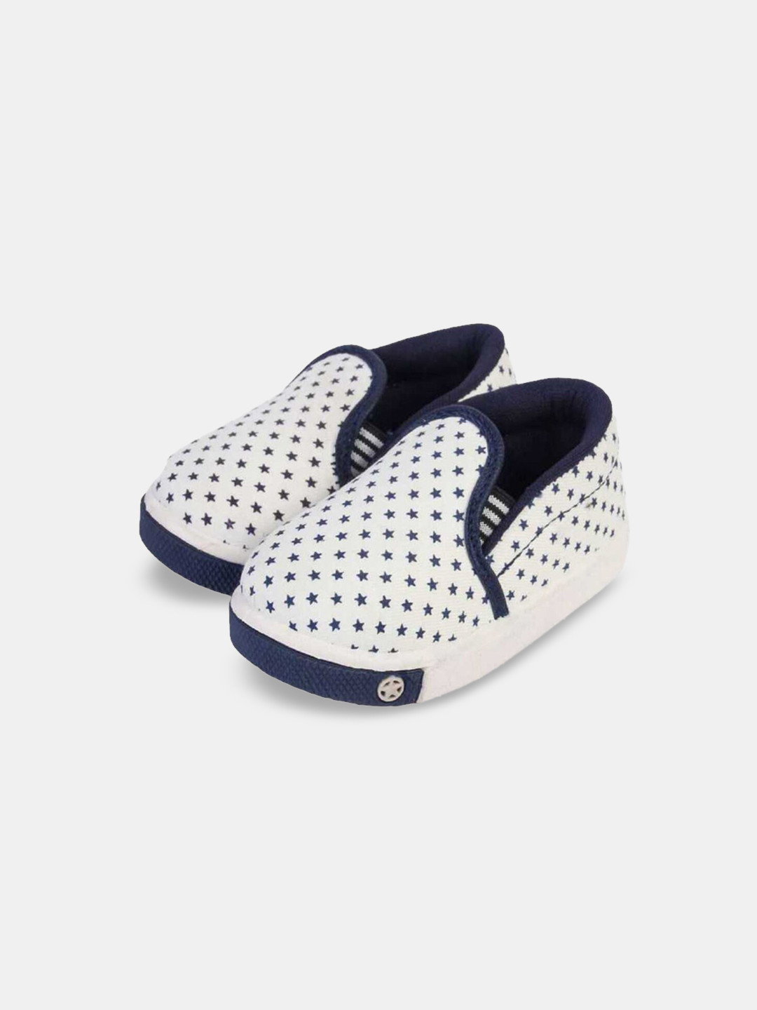

Hopscotch Kids White Slip-On Sneakers