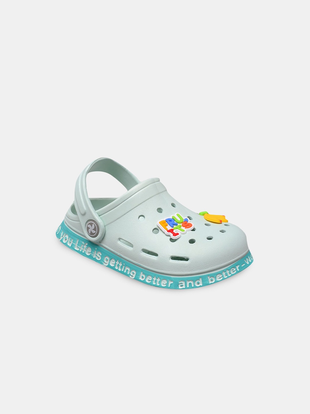 

Hopscotch Unisex Kids Blue & Green Clogs Sandals