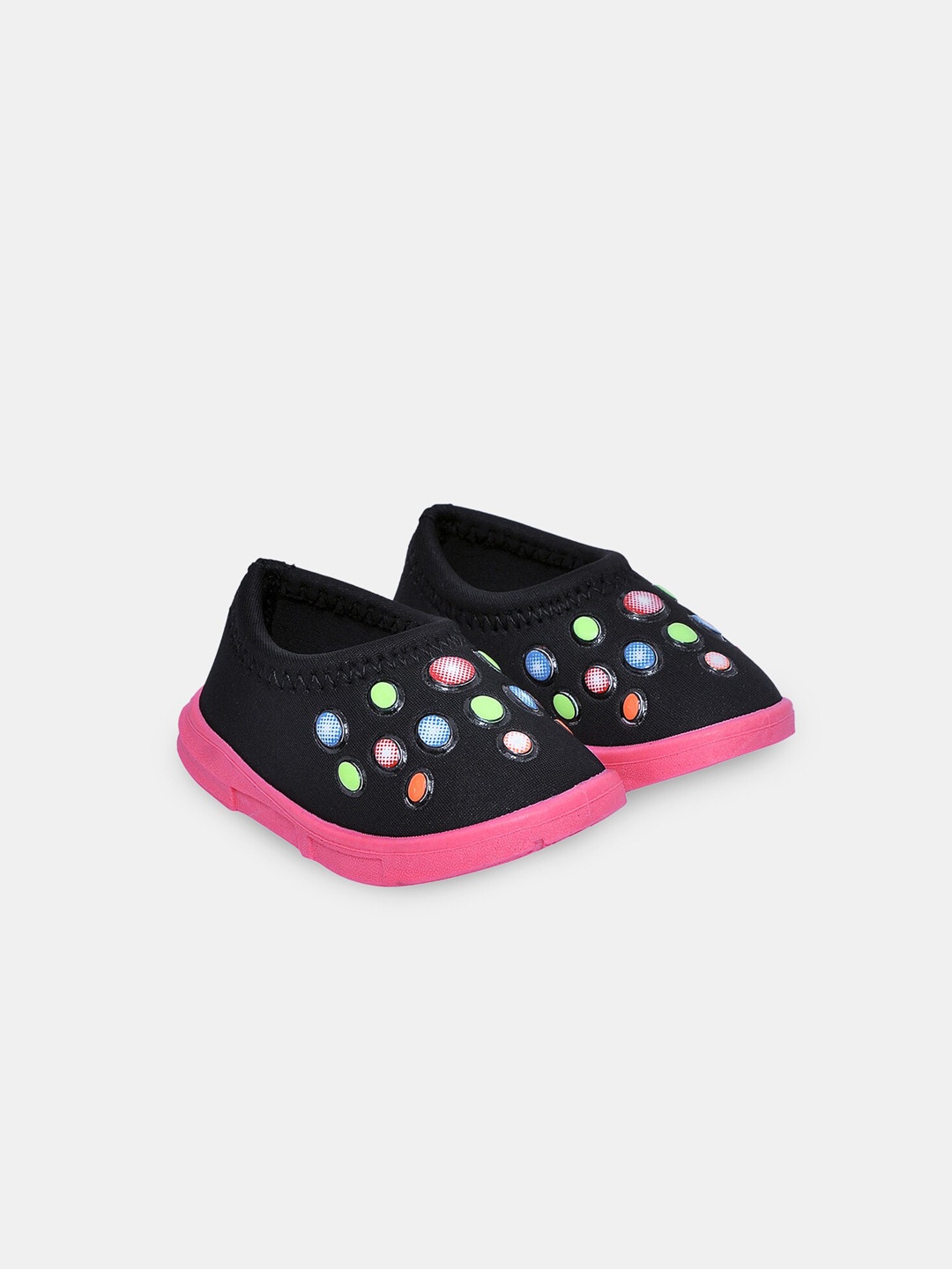 

Hopscotch Girls Pink Slip-On Sneakers