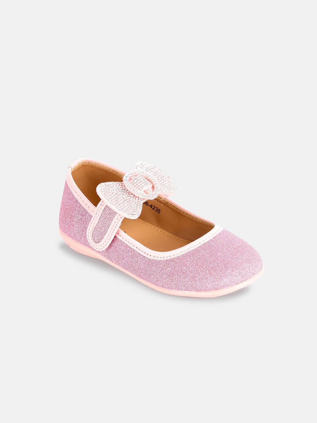 

Hopscotch Girls Pink Ballerinas with Bows