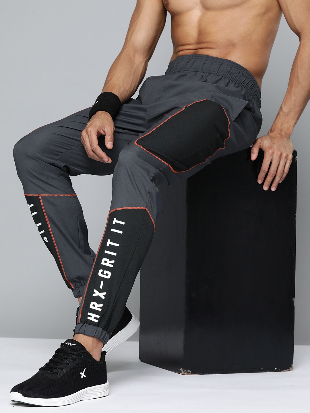 

HRX by Hrithik Roshan Men Training Track Pants, Black