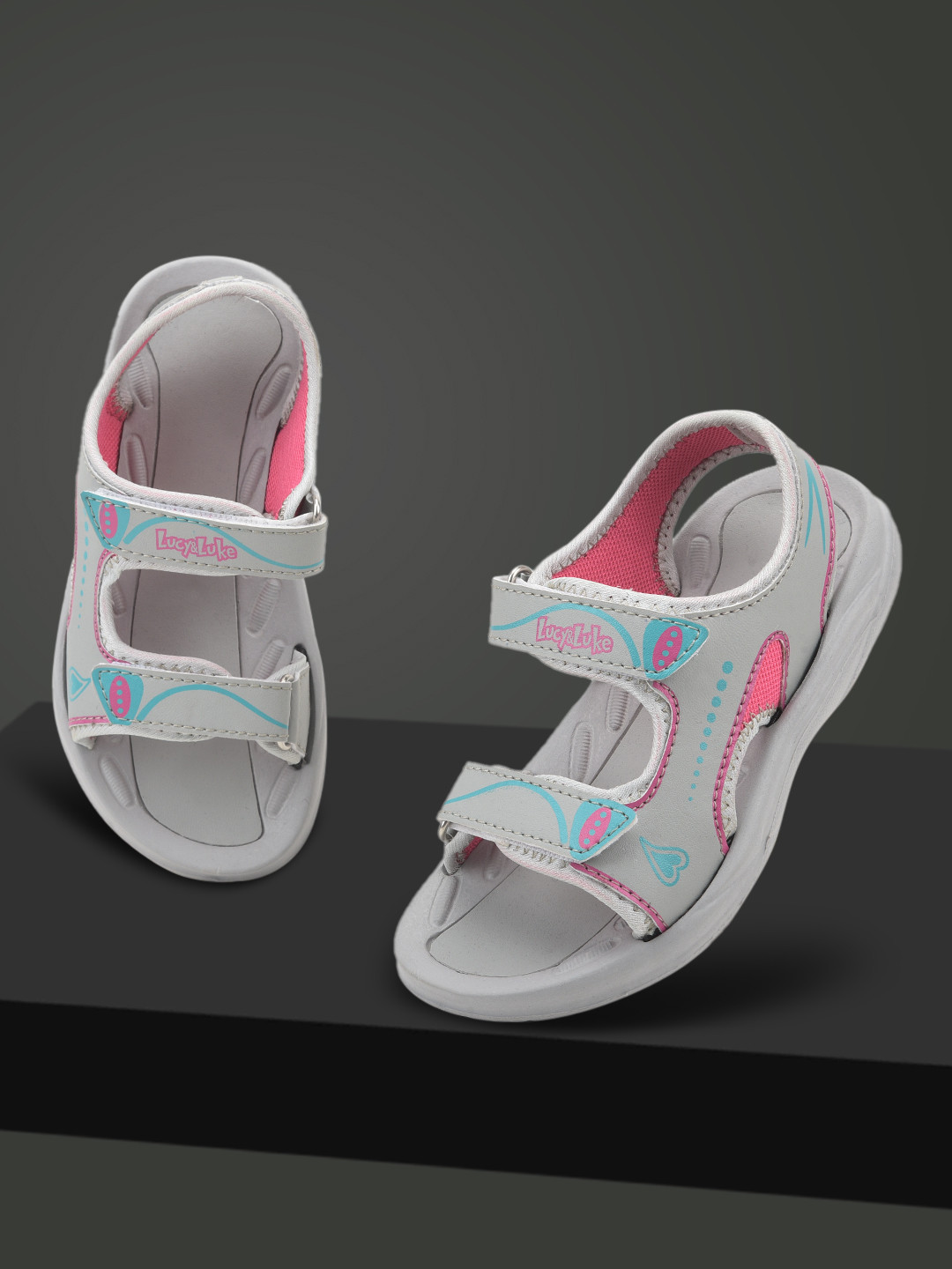 

Liberty Boys Grey & Blue Mesh Comfort Sandals