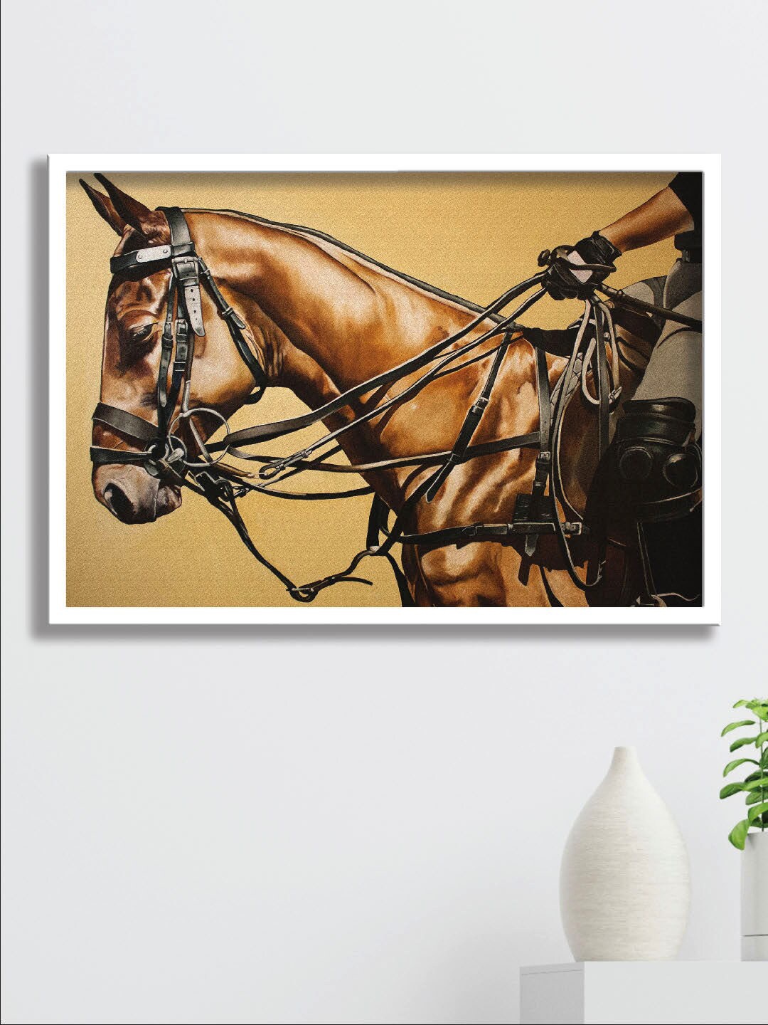 

SAF Brown Digital Painting Framed Wall Art