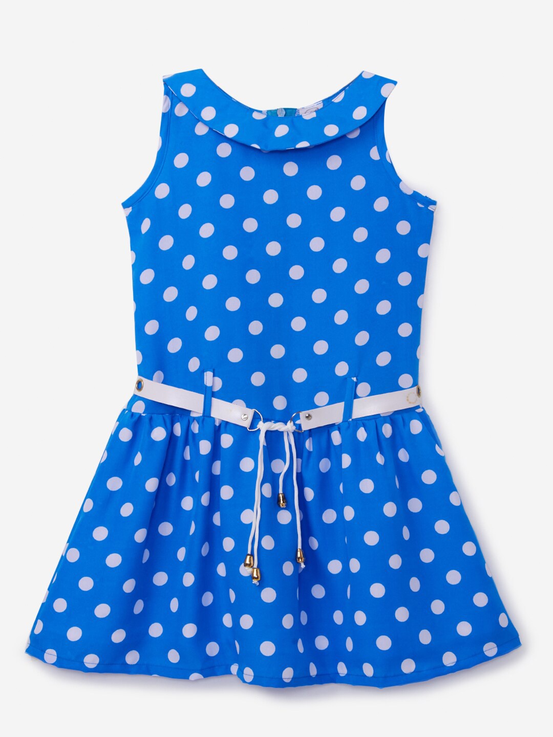 

K&U Blue Crepe Peplum Maxi Dress