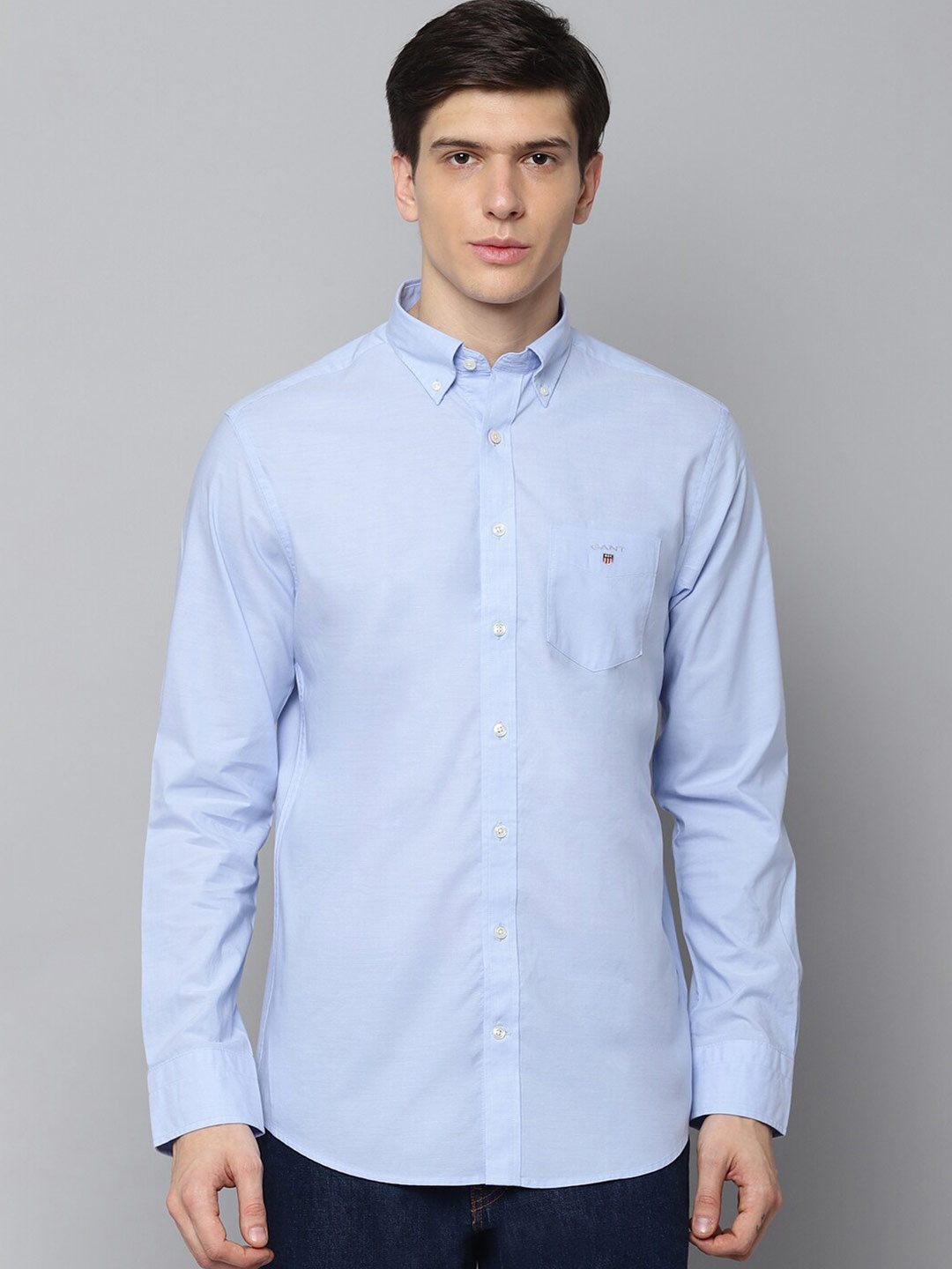 

GANT Men Blue Classic Casual Shirt