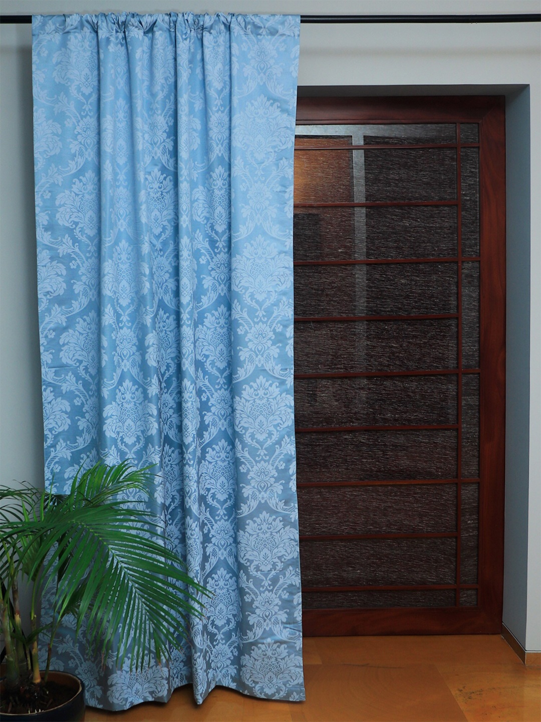 

ZEBA Blue & White Ethnic Motifs Door Curtain