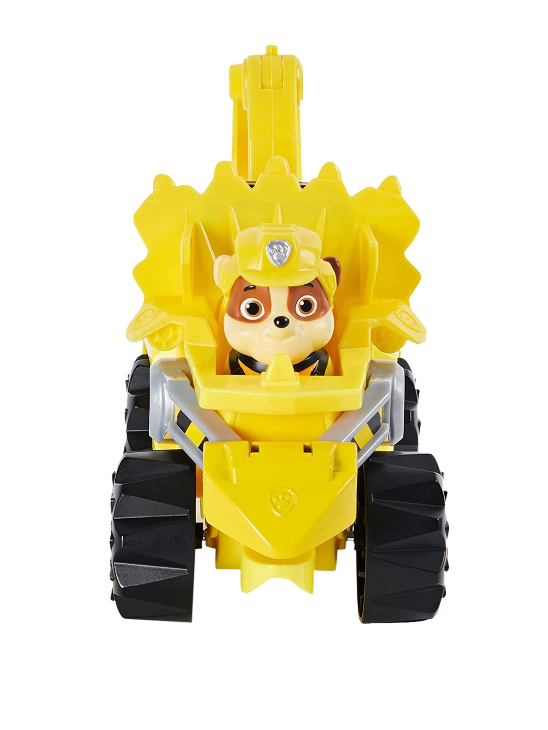 

PAW PATROL Kids Yellow & Black Dino Rescue Rubbles Deluxe Rev Up Vehicle With Mystery Dinosaur Figure Action Figures and Play Set