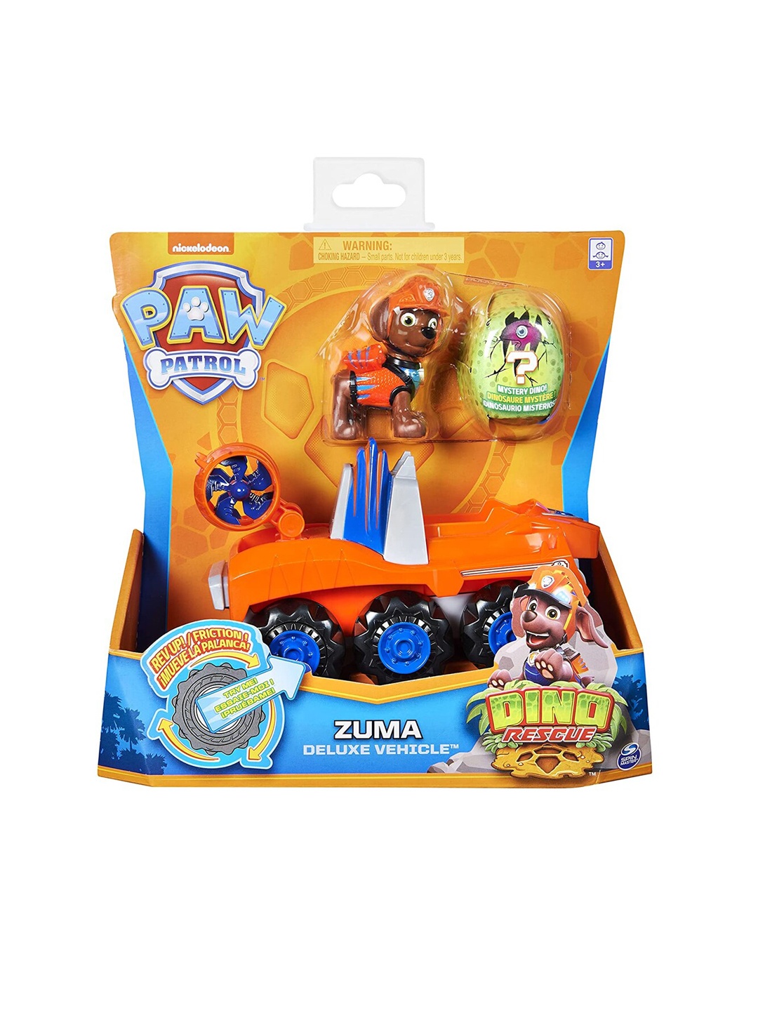 

PAW PATROL Unisex Kids Orange & Blue Dinosaur Figure Action Figures and Play Set