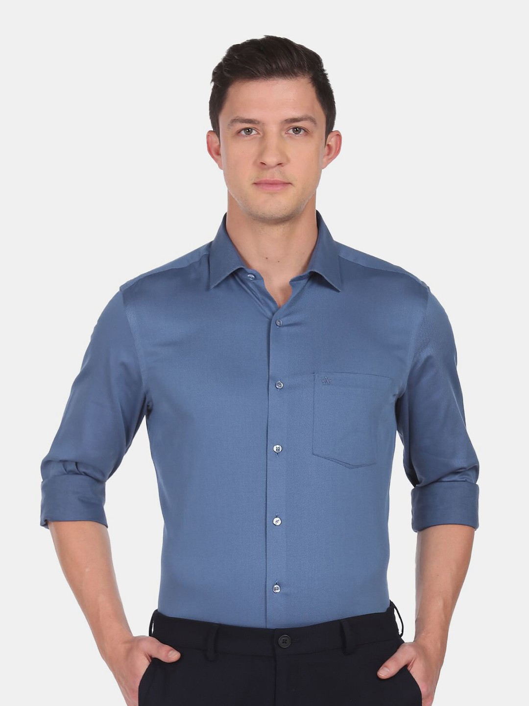 

Arrow Men Blue Formal Shirt