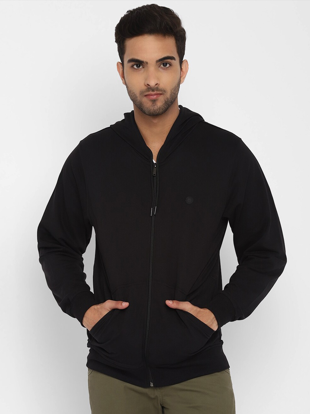 

Turtle Men Black Hooded Sweatshirt