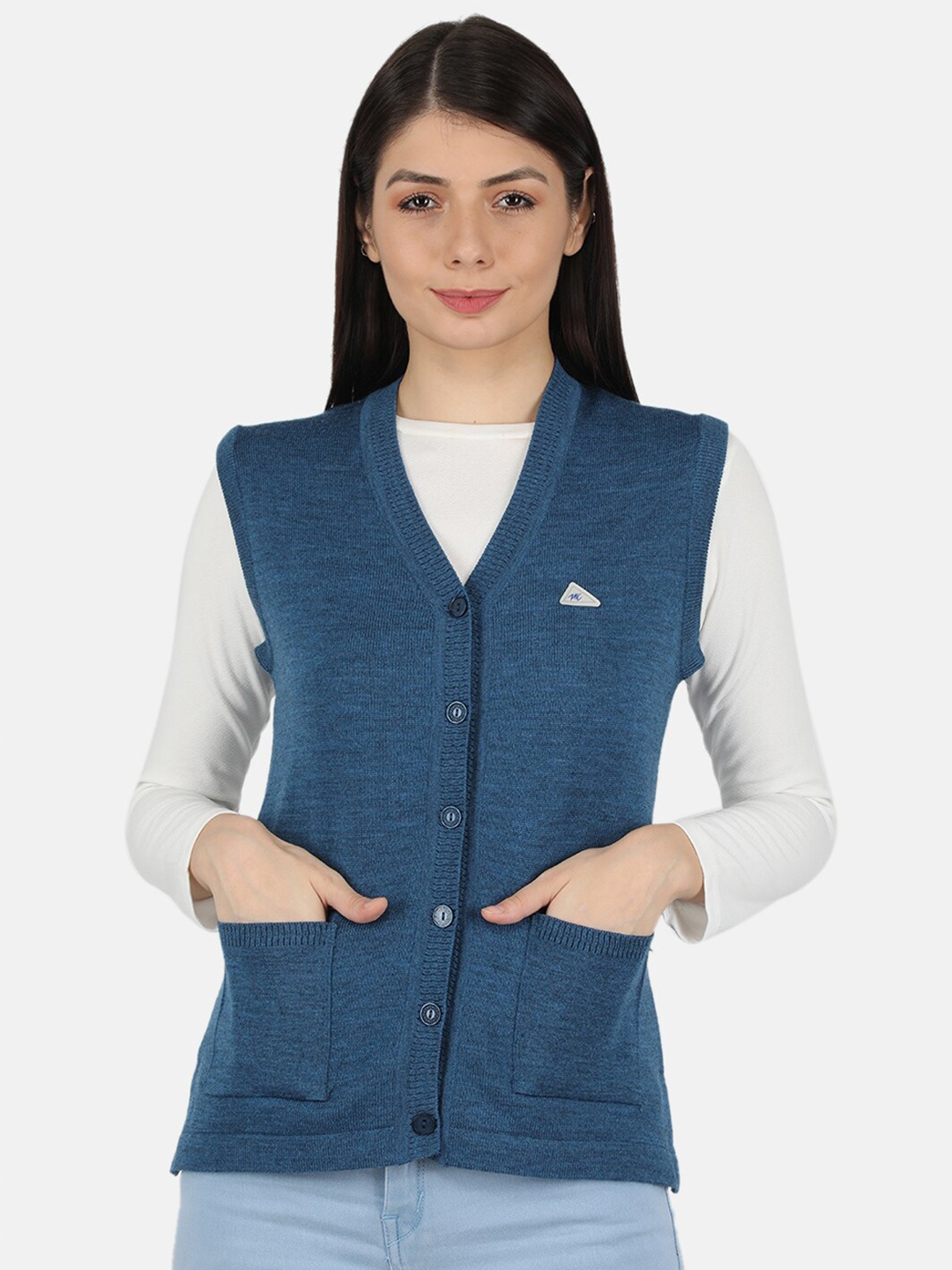 

Monte Carlo Women Blue Cardigan