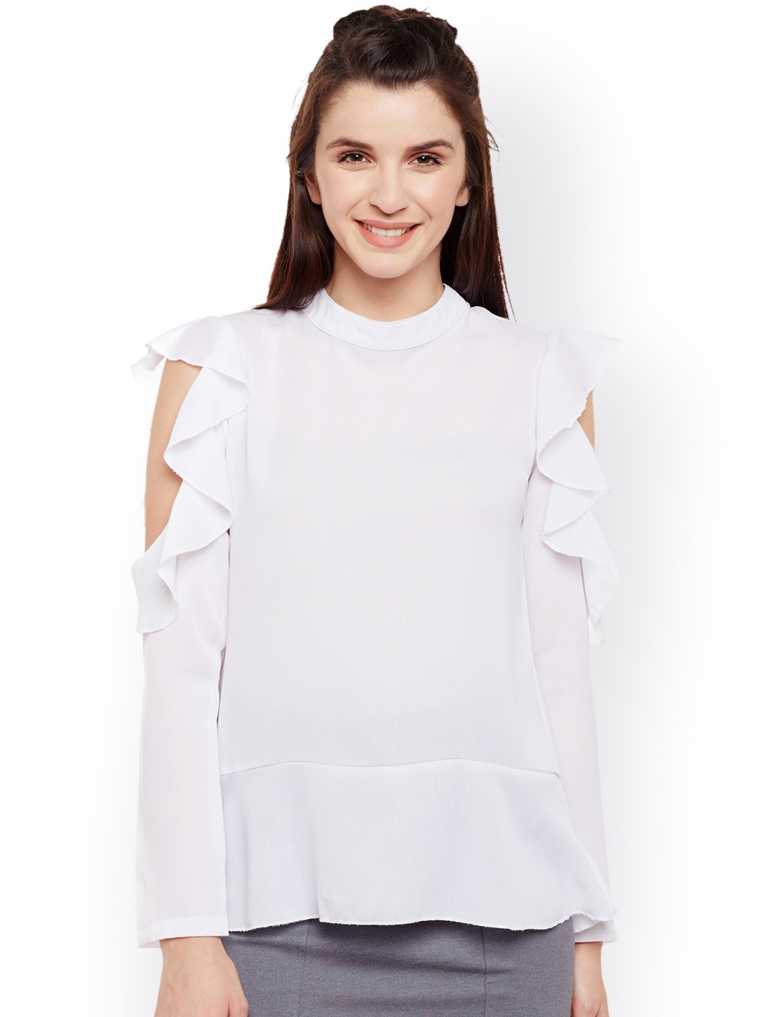 

WISSTLER Women White Solid Top