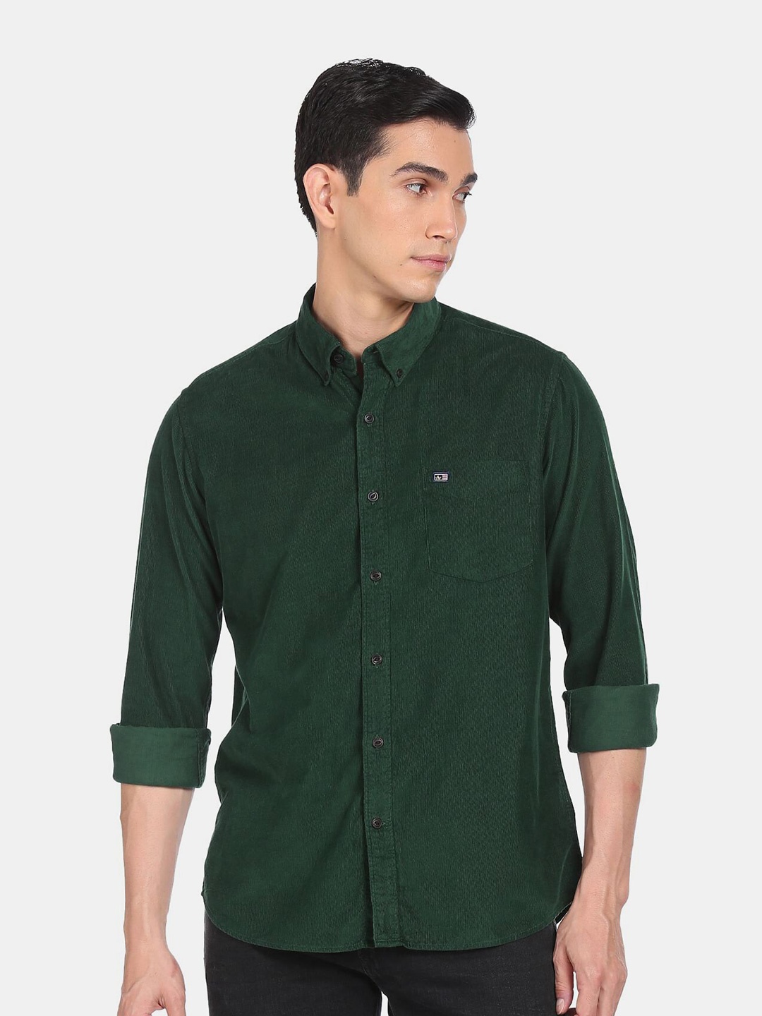 

Arrow Sport Men Green Slim Fit Casual Shirt