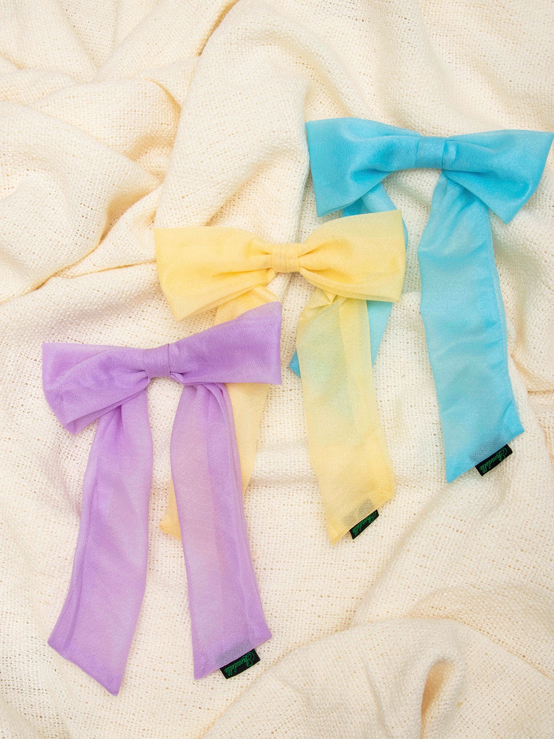 

Arendelle Women Blue & Pink Set of 3 Hairband