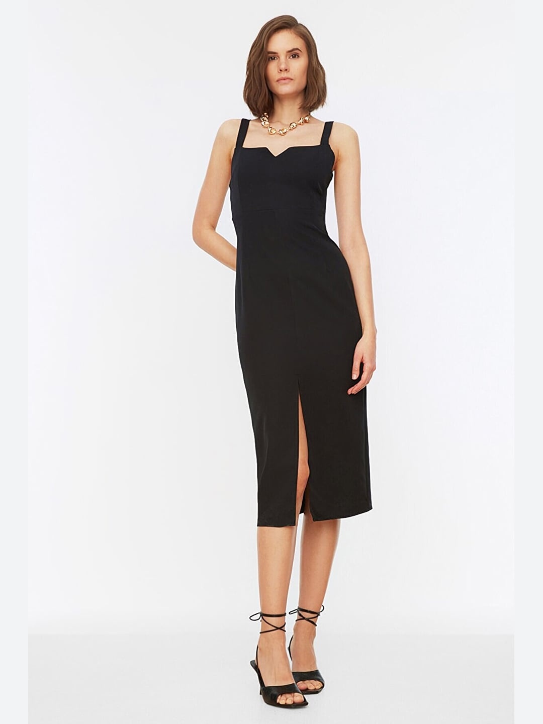 

Trendyol Black Sheath Dress