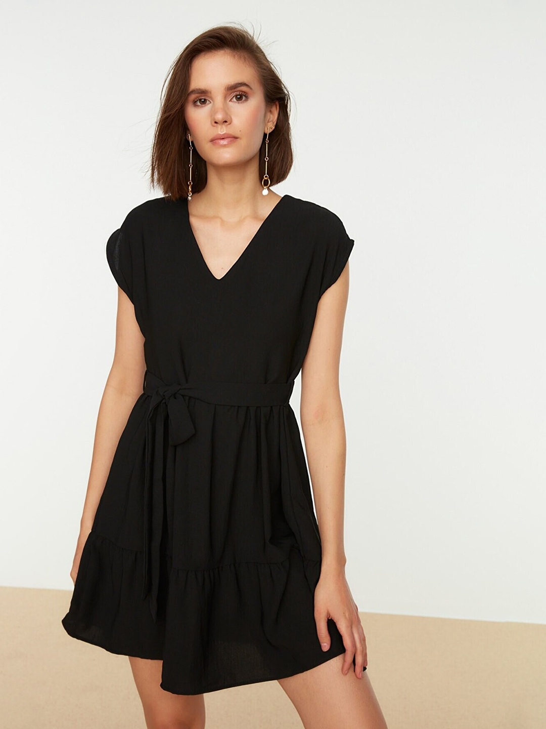 

Trendyol Women Black Solid Dress