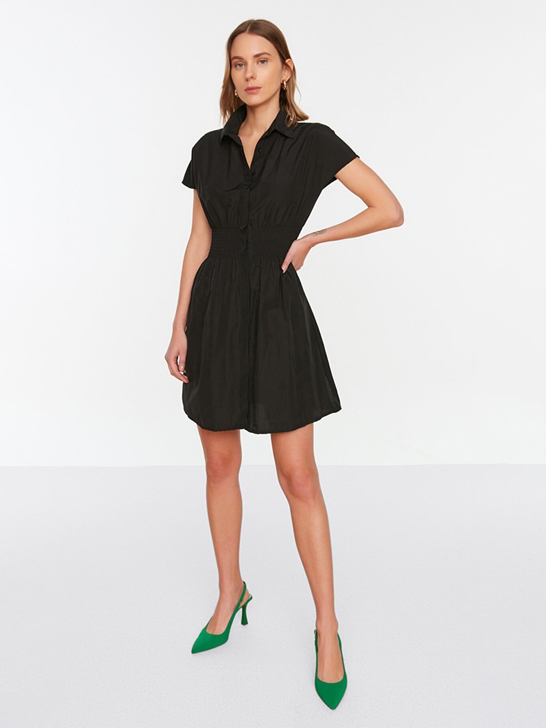 

Trendyol Women Black Shirt Dress