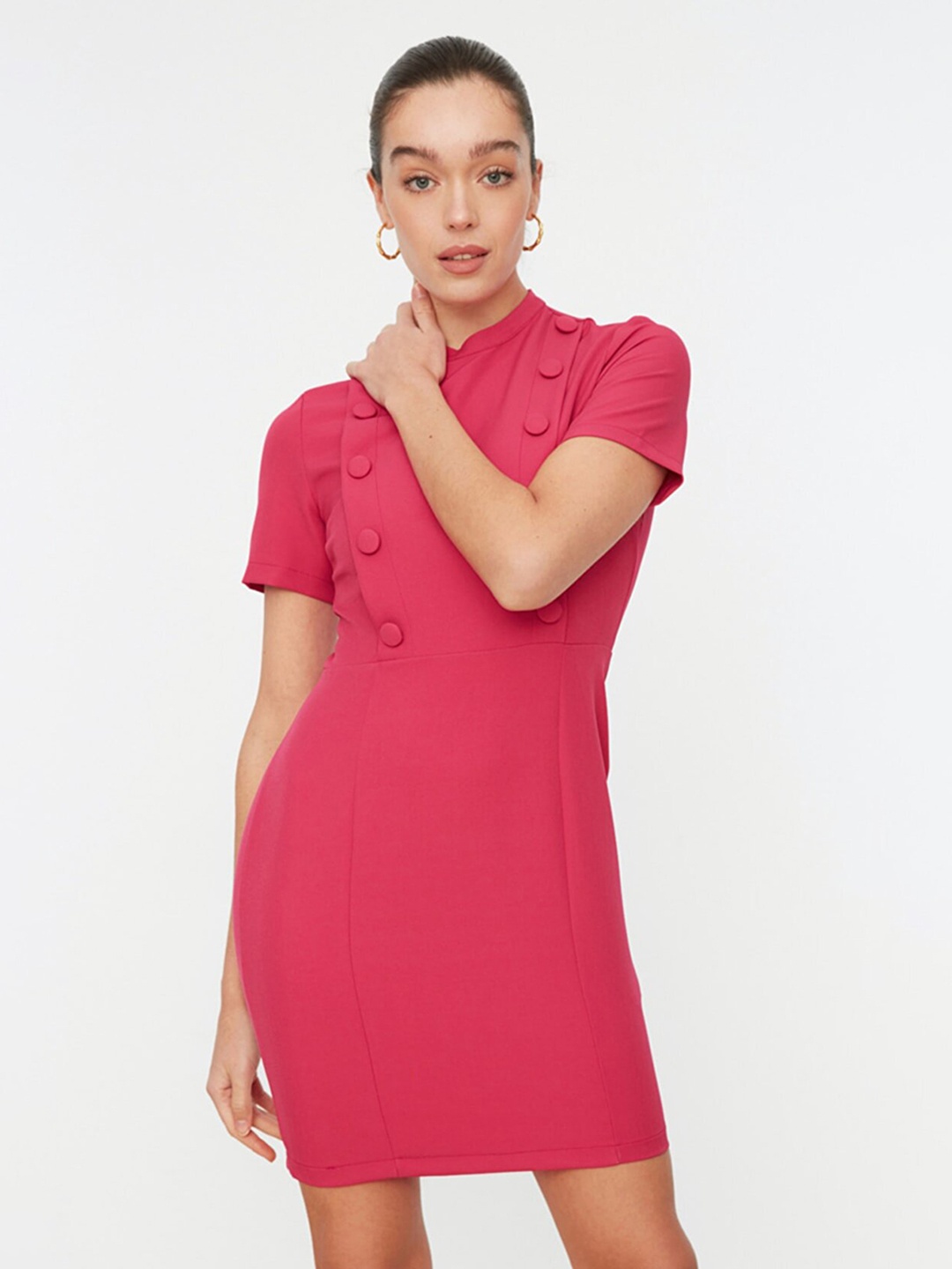 

Trendyol Fuchsia Bodycon Mini Dress