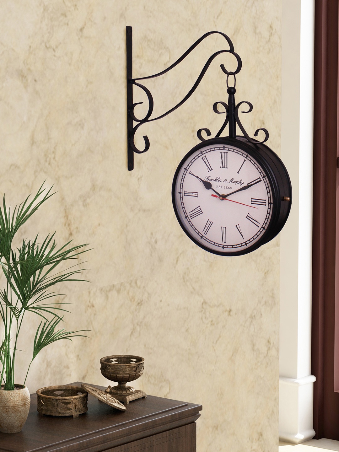 

Home Sparkle White Dial Analogue 30 cm Wall Clock