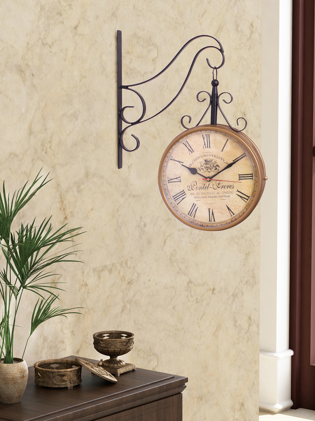 

Home Sparkle Brown Dial Analogue 33 cm Wall Clock