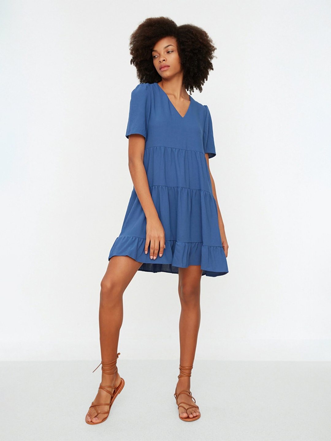 

Trendyol Women Blue Dress