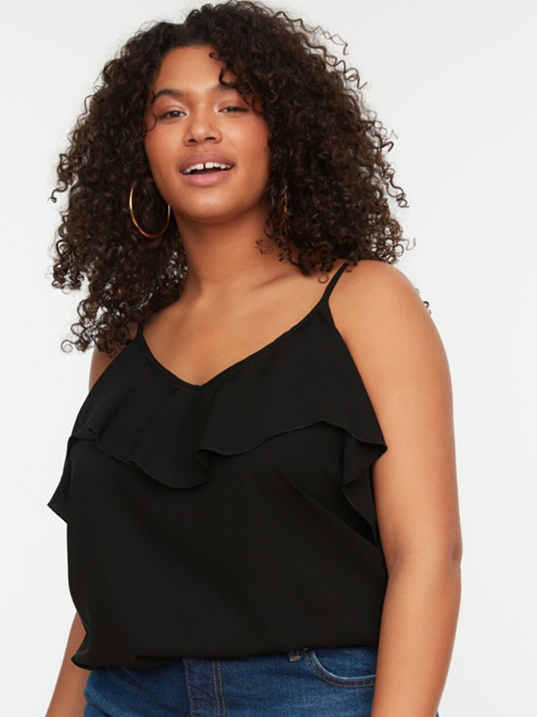 

Trendyol Black Layered Top