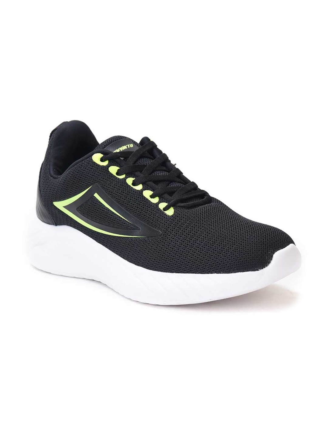 

IMPAKTO Men Black Mesh Running Non-Marking Shoes