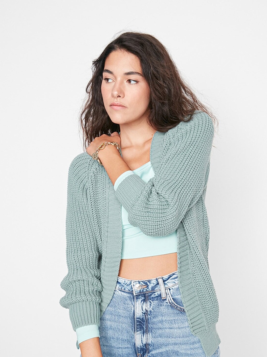 

Trendyol Women Green Sweaters