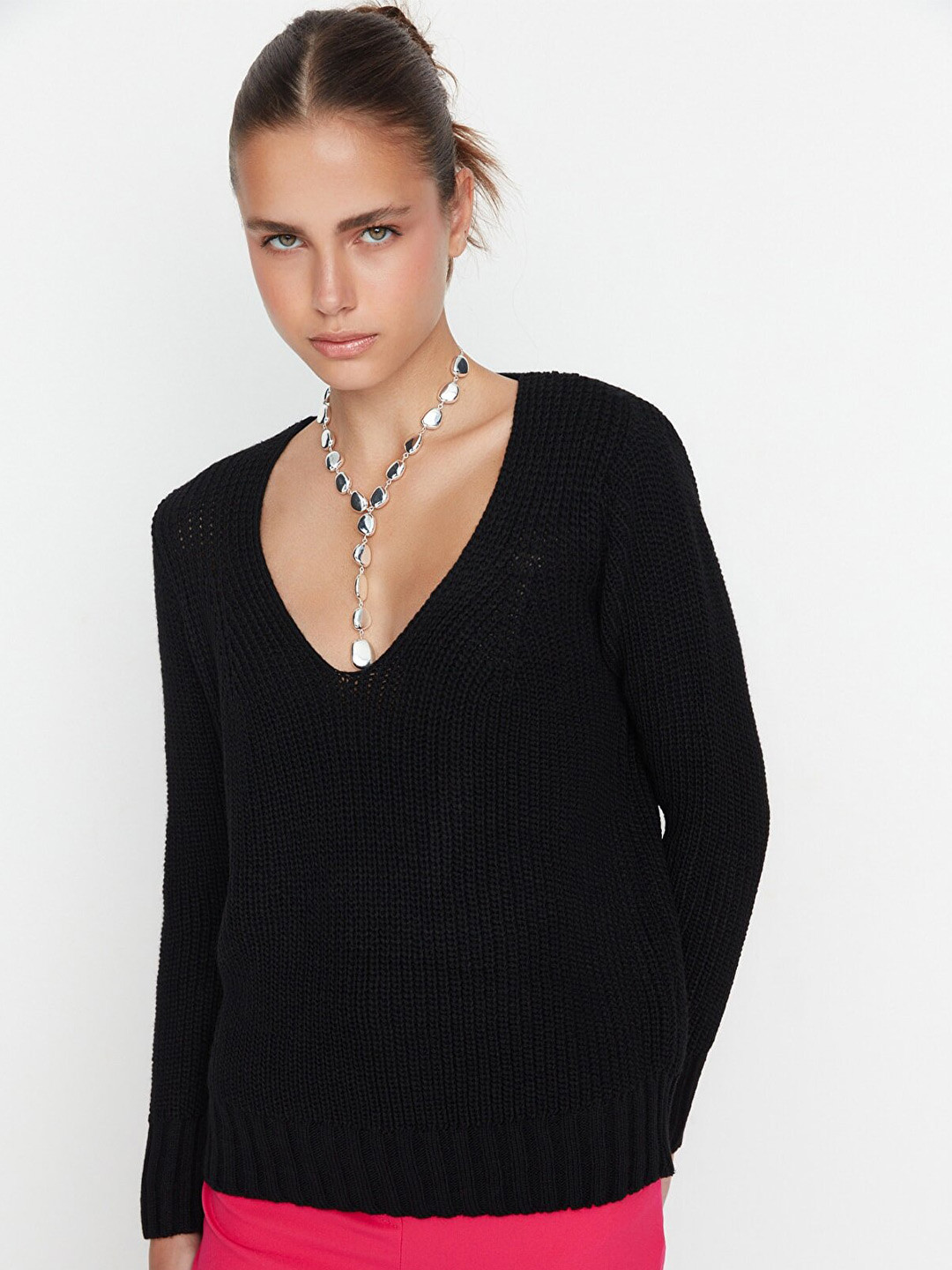 

Trendyol Women Black Pullover