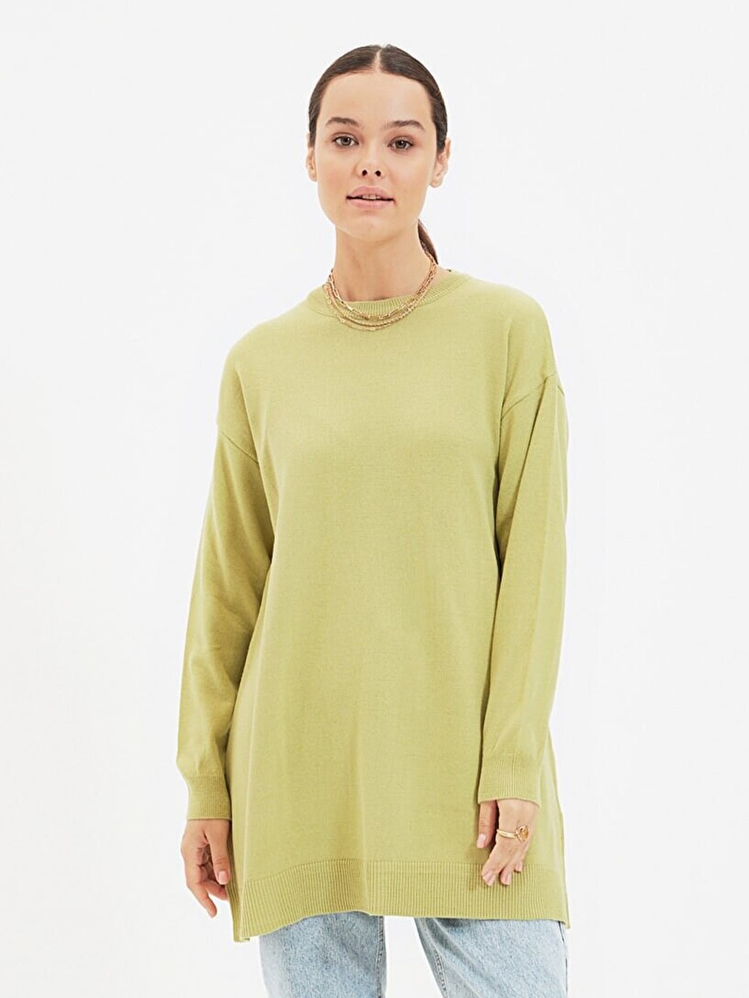 

Trendyol Women Green Sweater Vest