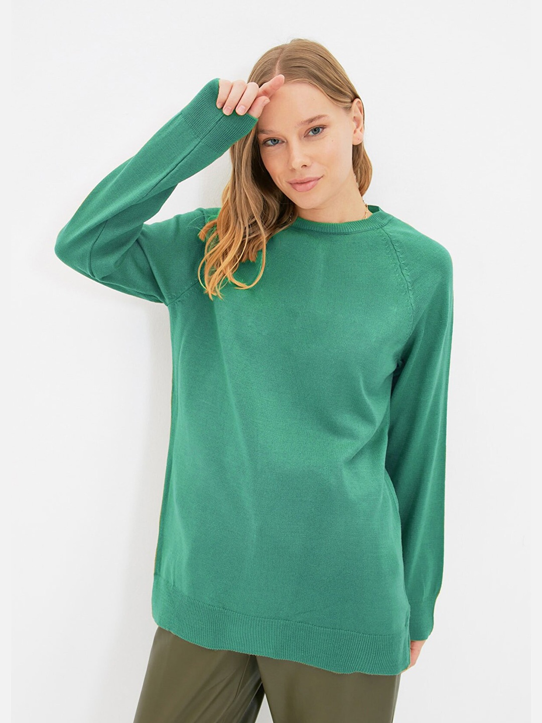 

Trendyol Women Green Pullover