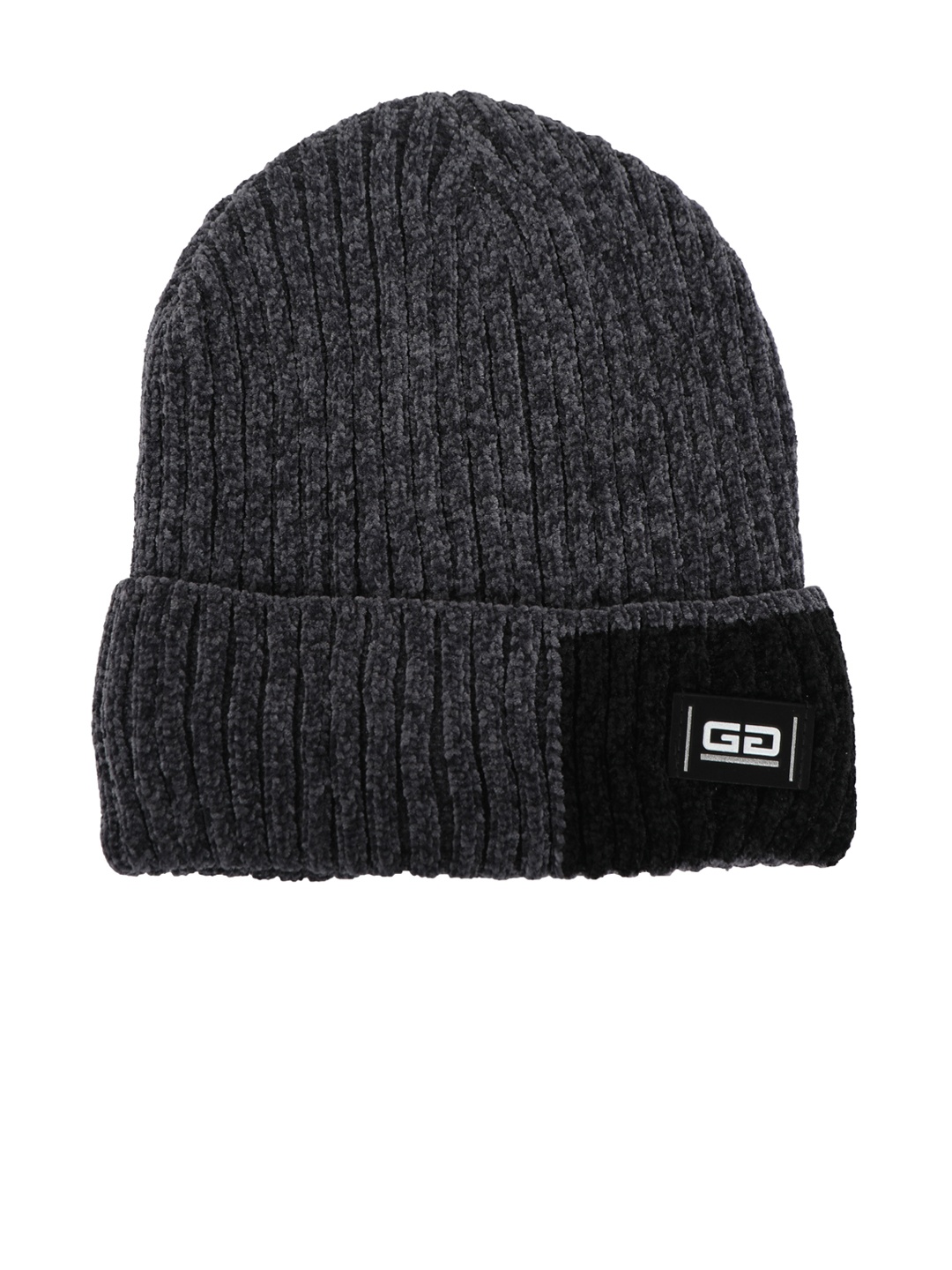 

FabSeasons Unisex Grey Solid Acrylic Beanie