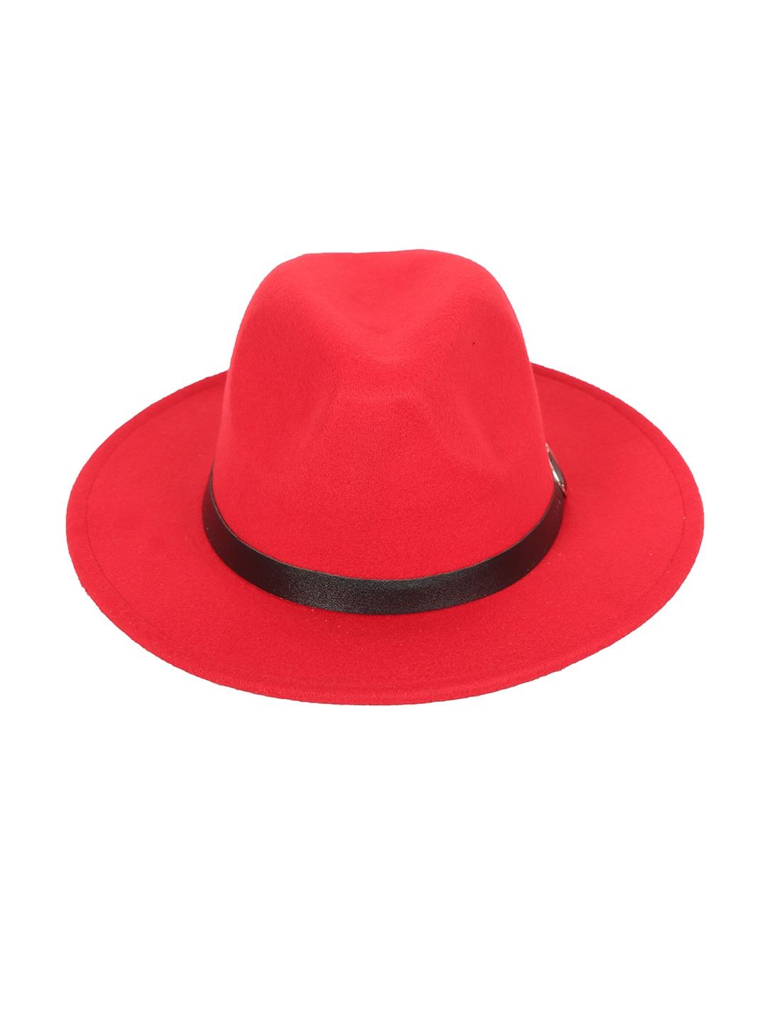 

FabSeasons Unisex Red Solid Panama Fashion Top Hat