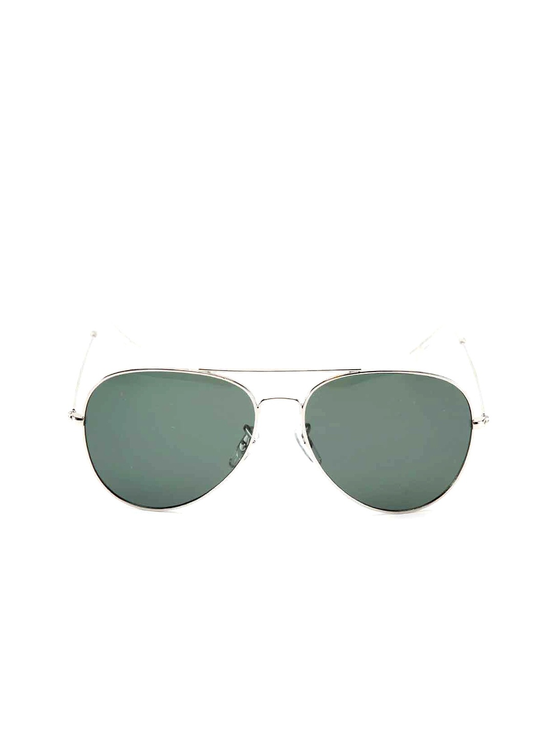 

Intellilens Unisex Green Lens & Gold-Toned Aviator Sunglasses with Polarised and UV Protected Lens