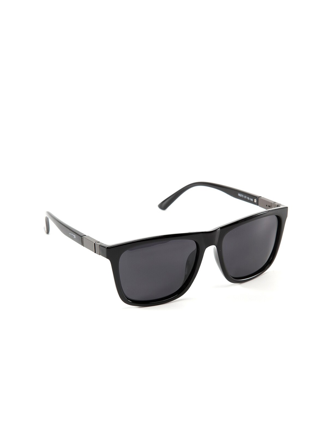 

Intellilens Unisex Grey Lens & Black Square Sunglasses with Polarised and UV Protected Lens