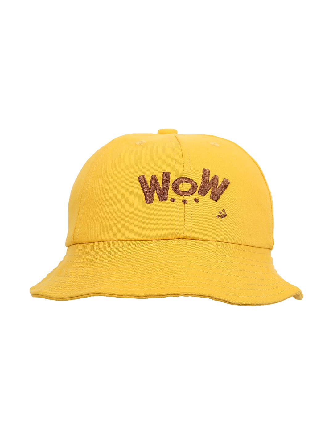 

FabSeasons Kids Yellow Cotton Bucket Cap