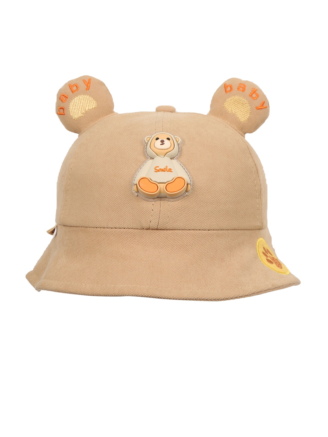 

FabSeasons Unisex Kids Brown Cotton Bucket Hat
