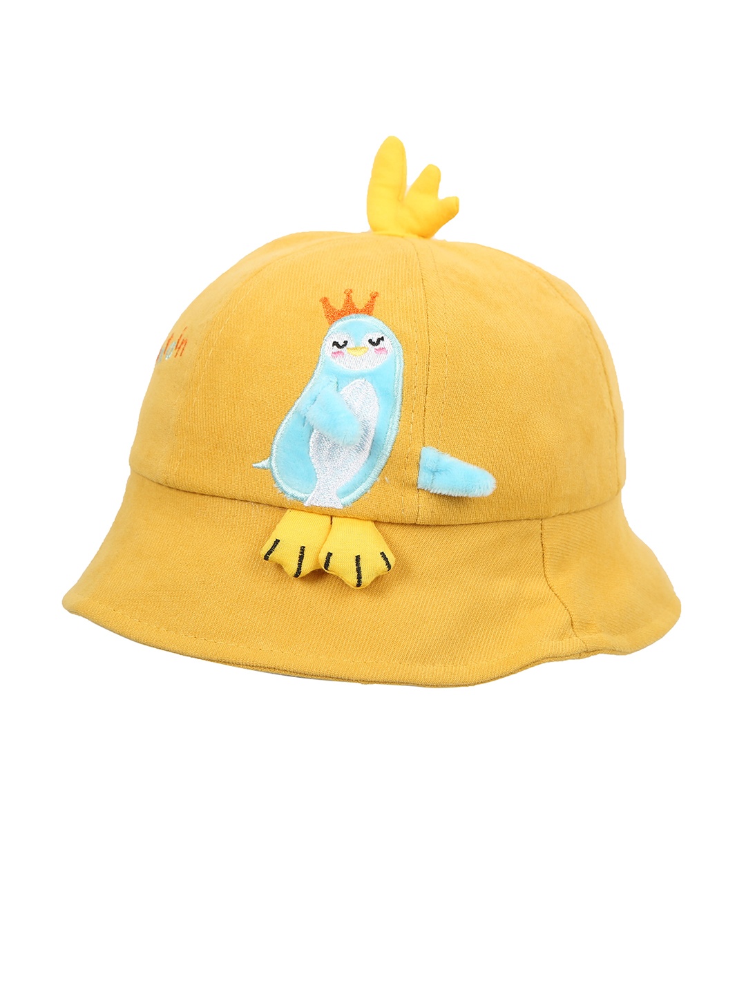 

FabSeasons Kids Yellow Cotton Bucket Hat