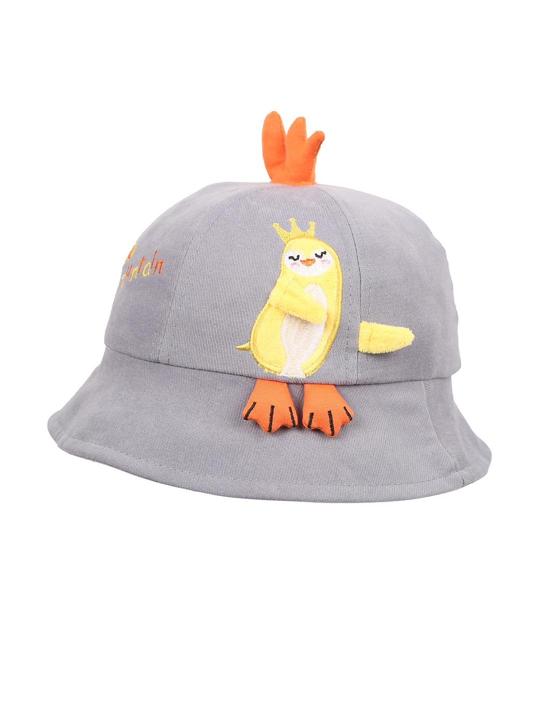 

FabSeasons Kids Grey Cotton Bucket Hat
