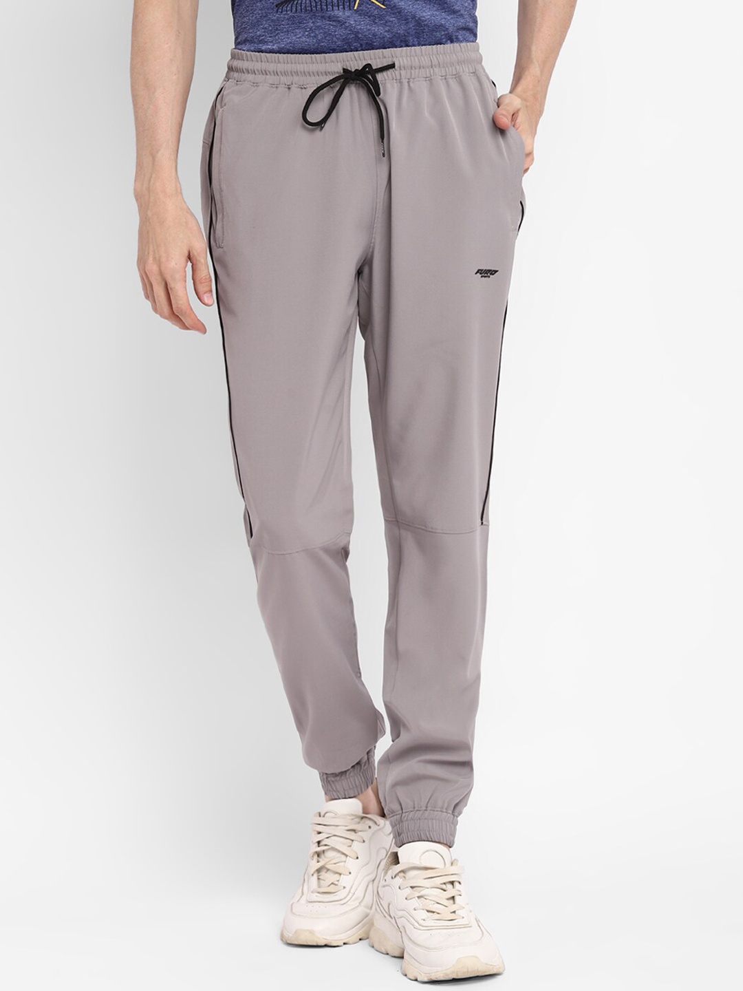 

FURO by Red Chief Men Grey Solid Joggers