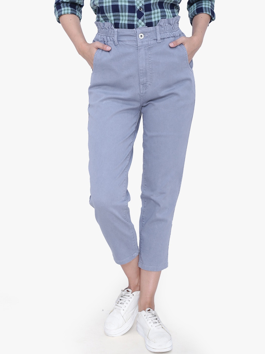 

FCK-3 Women Grey Pop High-Rise Stretchable Jeans