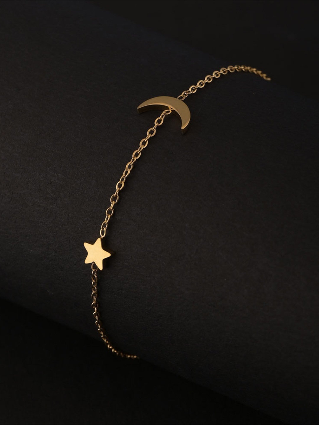 

PALMONAS Women 18k Gold-Plated Charm Bracelet