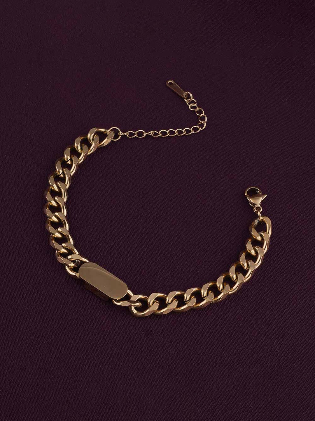 

PALMONAS Women18K Gold-Plated Link Bracelet