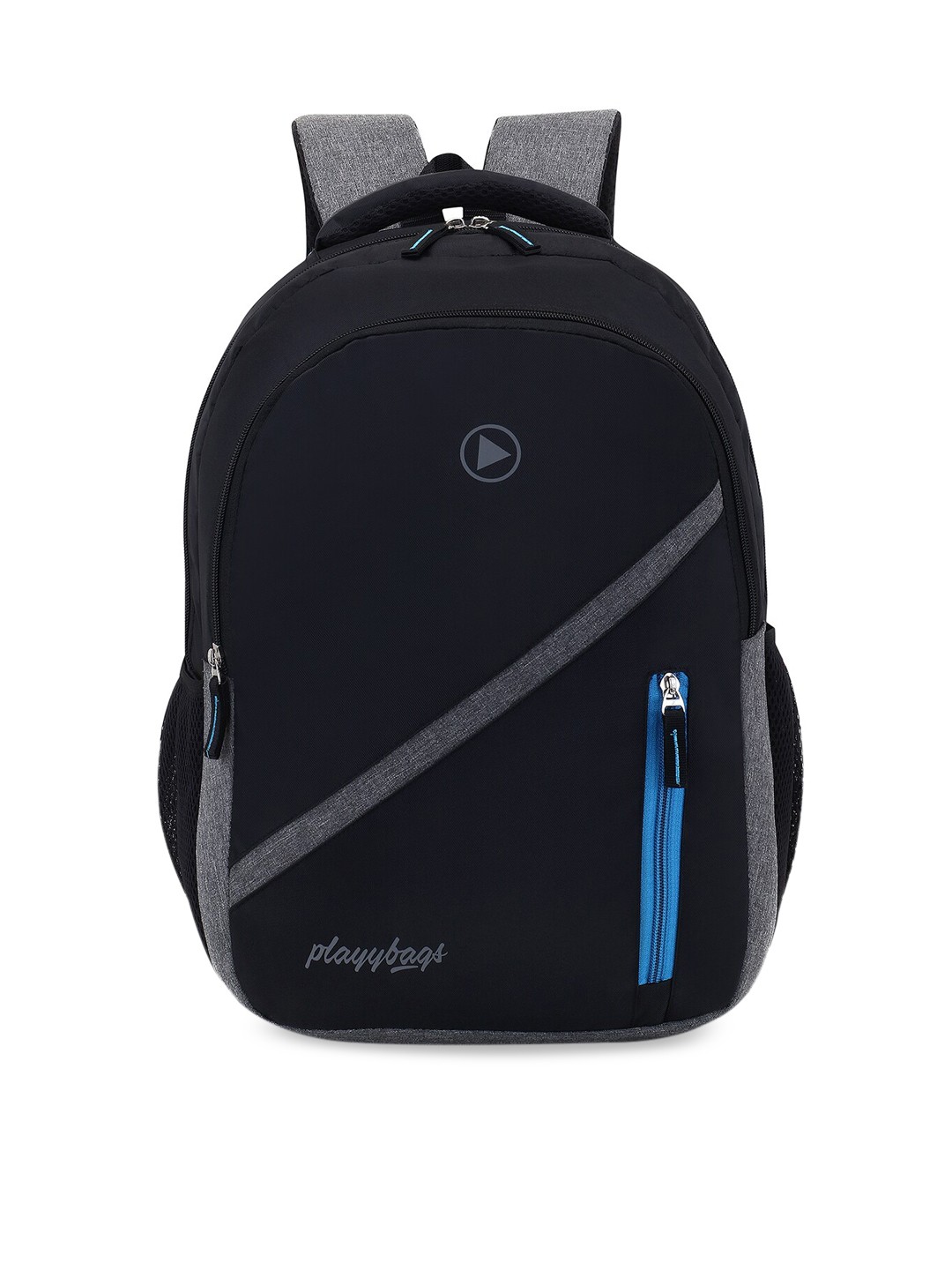 

PLAYYBAGS Unisex Black & Blue Backpack