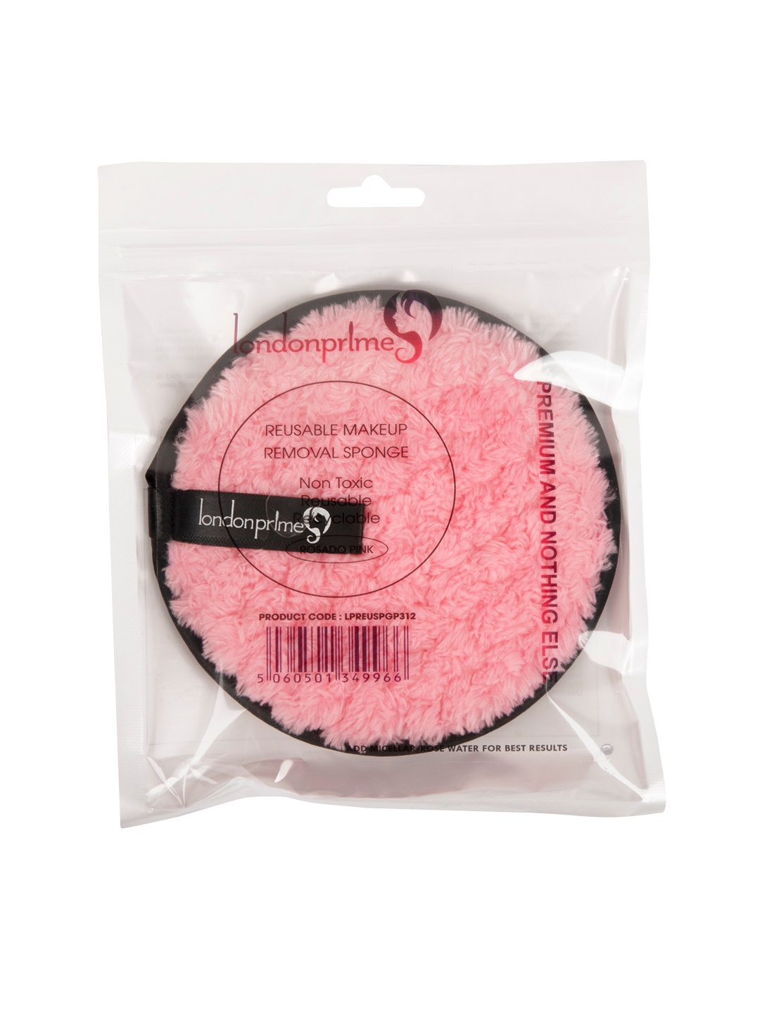 

LONDONPRIME Non Toxic & Reusable Makeup Remover Pad - Pink