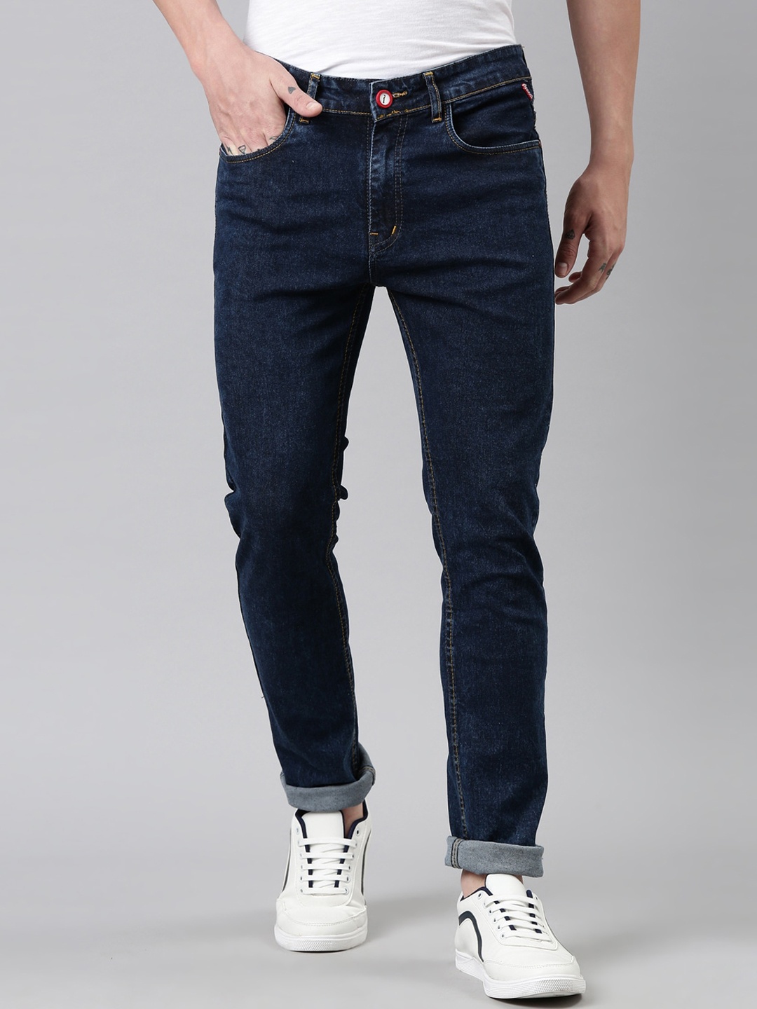 

CINOCCI Men Blue Jean Slim Fit Stretchable Jeans