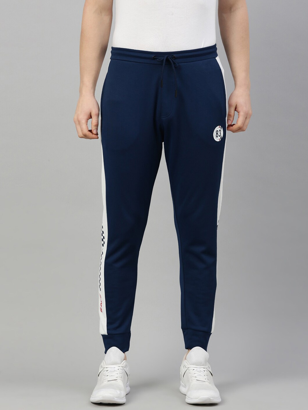 

Proline Active Men Blue Solid Cotton Joggers
