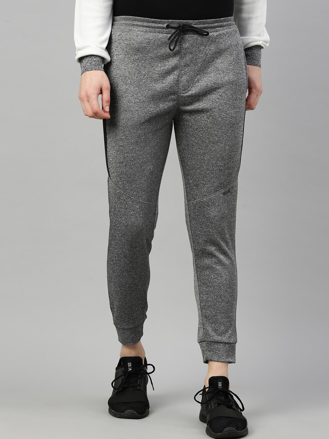 

Proline Active Men Grey Solid Cotton Joggers